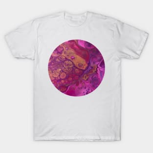 Pink Passion / Acrylic Pouring T-Shirt